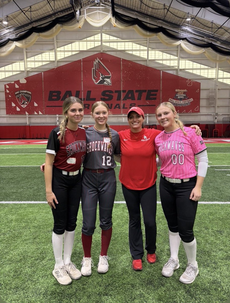 macdelph2027's tweet photo. I had a great time at the @BallStateSB camp today! I enjoyed working with the players and coaches and learning new things to add to my game! Thanks to everyone who helped out today!
@CoachPena_BSU https://t.co/c1m5kLdk8x