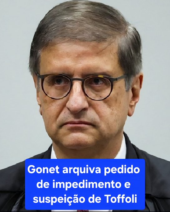 GONET deveria estar preso, com uso de algemas.
Está demonstrando uma cumplicidade criminosa e inescrupulosa com Moraes e Toffoli.
Se o MP tivesse HOMENS E MULHERES DE HONRA, afastaria esse sujeito do cargo, e o prenderiam.
VERGONHA NACIONAL.
O sujeito está ACABANDO com o que
