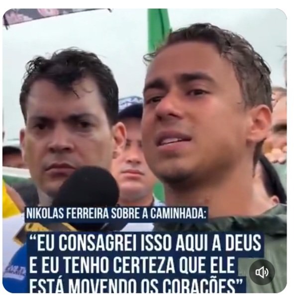 horlenildo's tweet photo. Meu total respeito e apoio a Sua Excelência Deputado Federal @nikolas_dm pela garra, ousadia e coragem, enquanto uns vem de fora fazer rituais travestidos de shows, Deus levantou um remanescente para um ato profético que quebrará o julgo de Satanás da nossa Nação! Acorda Brasil!! https://t.co/nH86RHa6FB