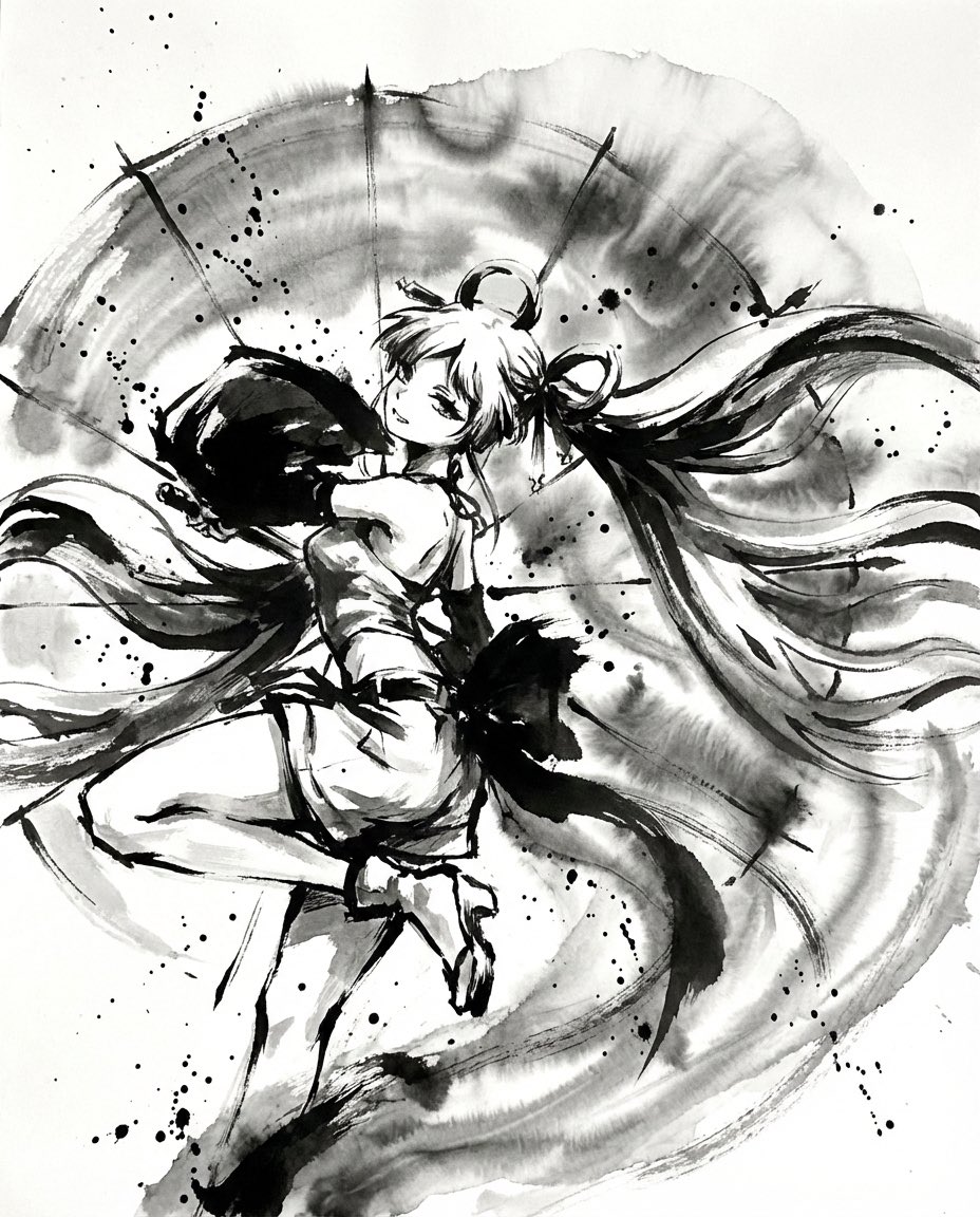 nebirudaze's tweet photo. #月見ヤチヨ 
#墨絵 

#超かぐや姫 #cosmicprincesskaguya #netflix #japan #sumie #ワールドイズマイン #worldismine #cpk #kaguya https://t.co/aHA7jJzXFN