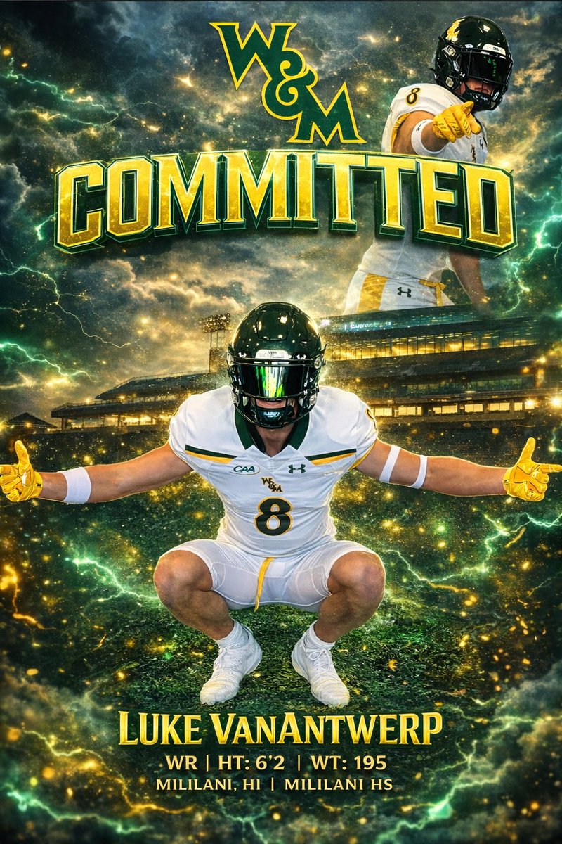 Luke VanAntwerp 3⭐️ WR tweet media