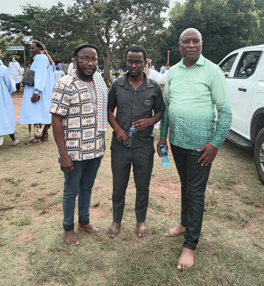 vusumuzikhoza's tweet photo. Today we visited the Nazareth Baptist Church, KwaShembe, EBuhleni bamaNazaretha in the company of the 2nd Deputy President, The Secretary General and Fundraiser General of Mayibuye. We know what we are doing!
#Shembe
#UNYAZI
#ebuhlenibamanazaretha
#Mayibuye https://t.co/l48jh1GqZJ