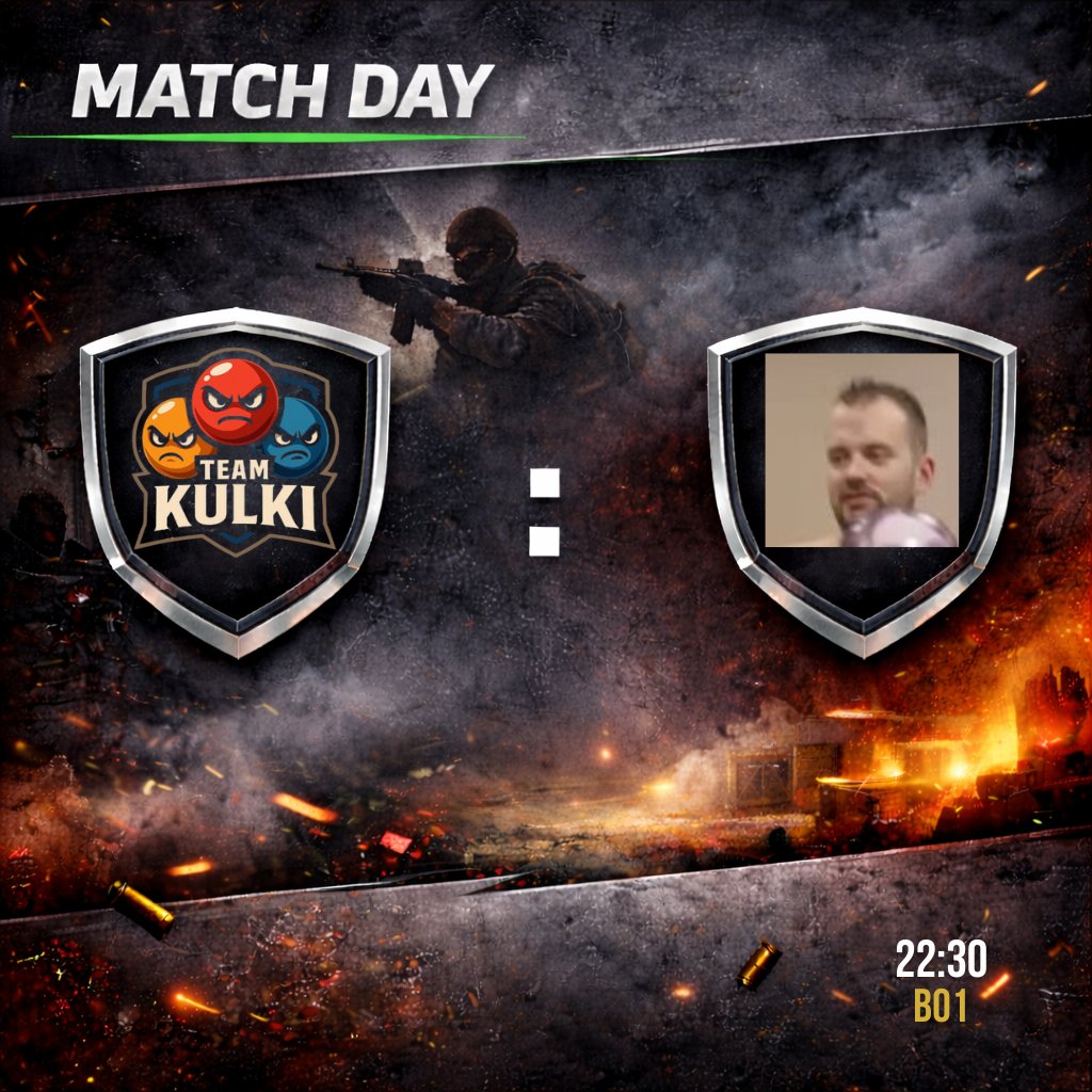 🚨MATCHDAY🚨

⏰22:30
🆚fricis 🇱🇻
🎥twitch.tv/luczynek