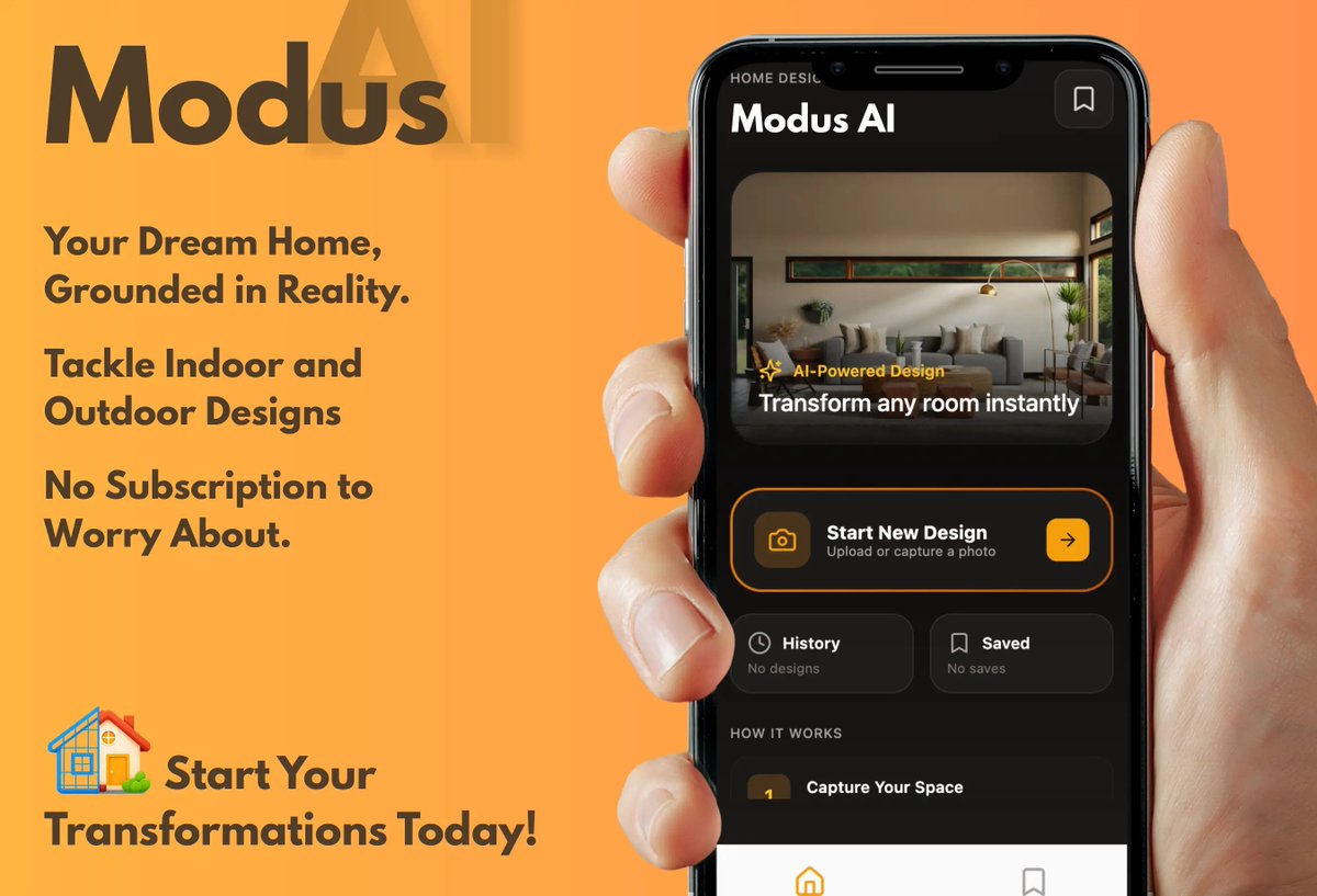 crmcguire74's tweet photo. @heyblake Launched a different type of AI Room Designer mobile app that works for both Interior &amp; Exterior Spaces. Another big difference is there are no required subscriptions - pay for use. Allows design enhancements or overhauls and keeps furniture if requested.

https://t.co/iWNjCCiKPR https://t.co/eHgv7uWmcz