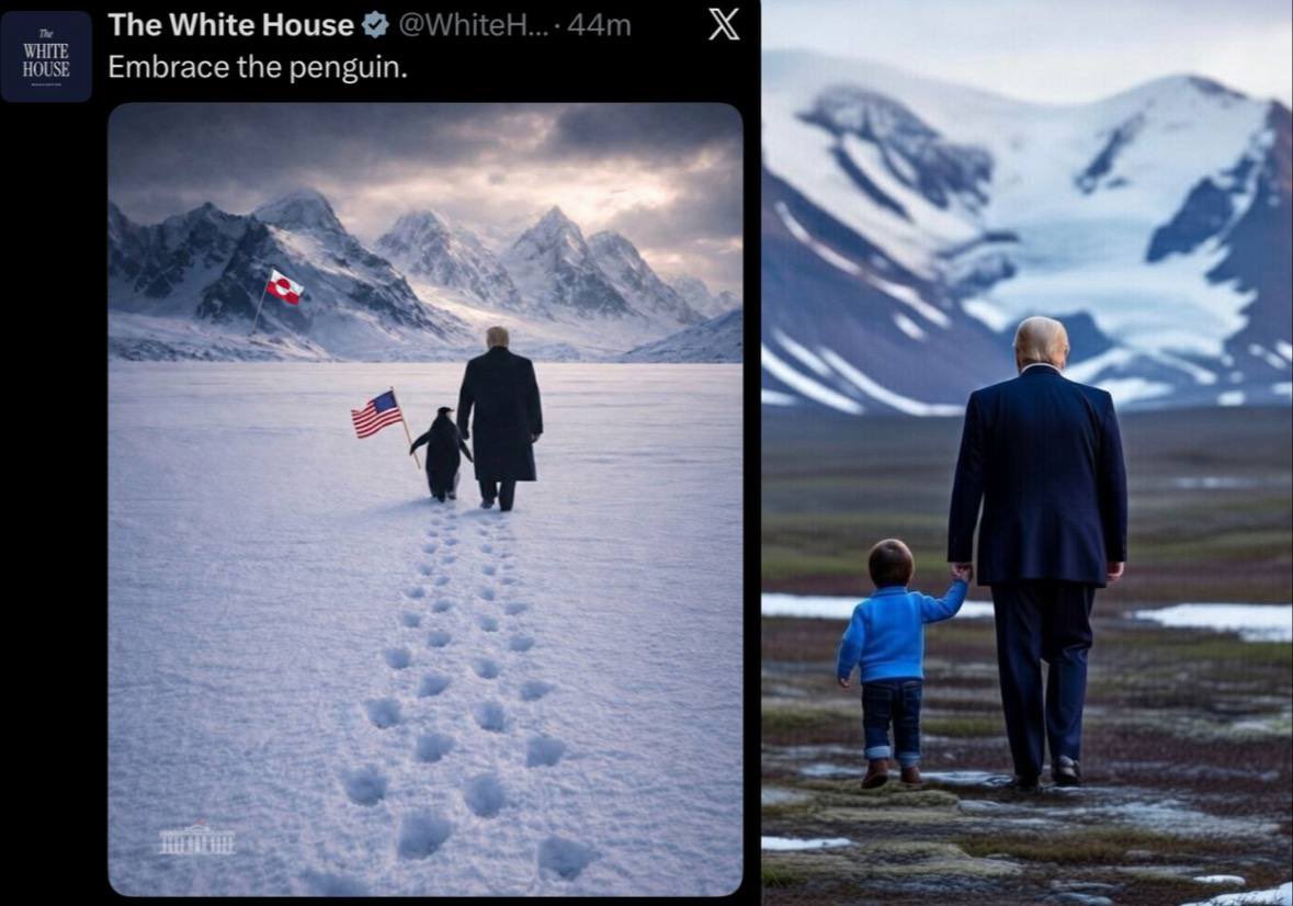 emma6USA's tweet image. Penguins don’t live in Greenland.  It’s all about saving the children.  🔥🔥🔥. WWG1WGA