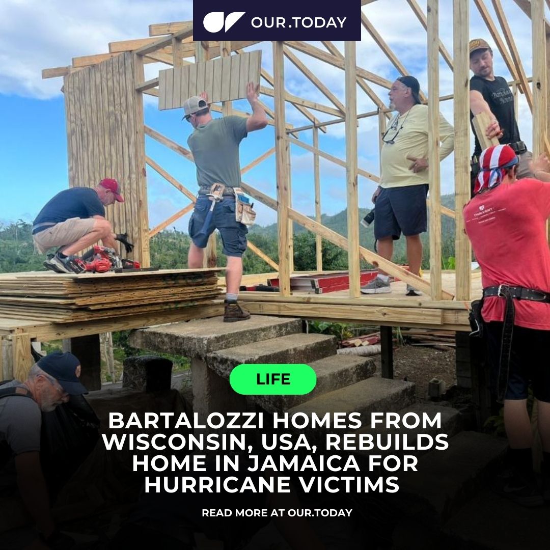 Our_Today_News's tweet image. Bartalozzi Homes from Wisconsin, USA, rebuilds home in Jamaica for hurricane victims

Read more:
our.today/bartalozzi-hom…

Photo: Contributed

 #OTLife #Jamaica #ourtoday #Hurricane #Rebuilt #Recovery