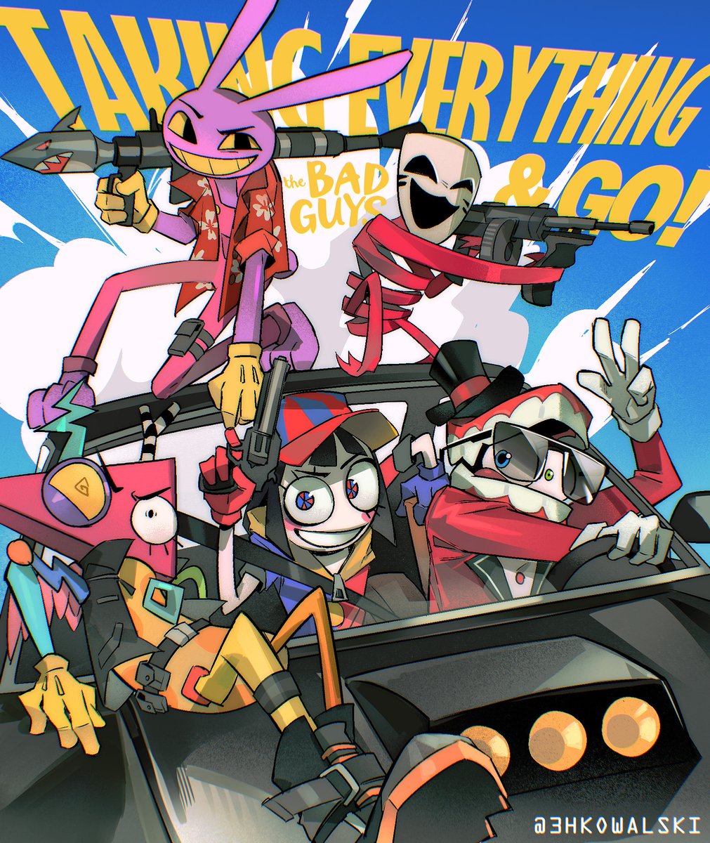 3HKowalski's tweet image. Everything is tactical, now enjoy the show!
#tadc #TheAmazingDigitalCircus #Caine #Pomni #Zooble #Jax #gangle 
The bad guys paro, they're partners in crime &amp;gt;:)