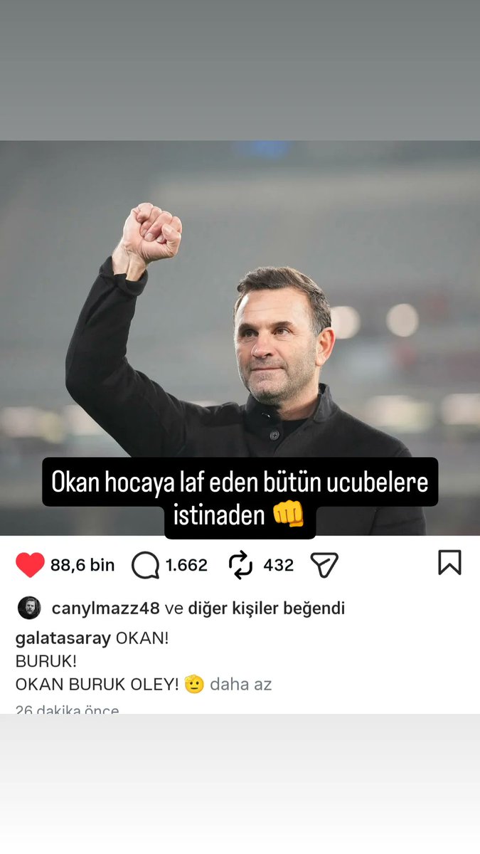 Ucubelere istinaden #OkanBurukYalnızDeğildir #Galatasaray