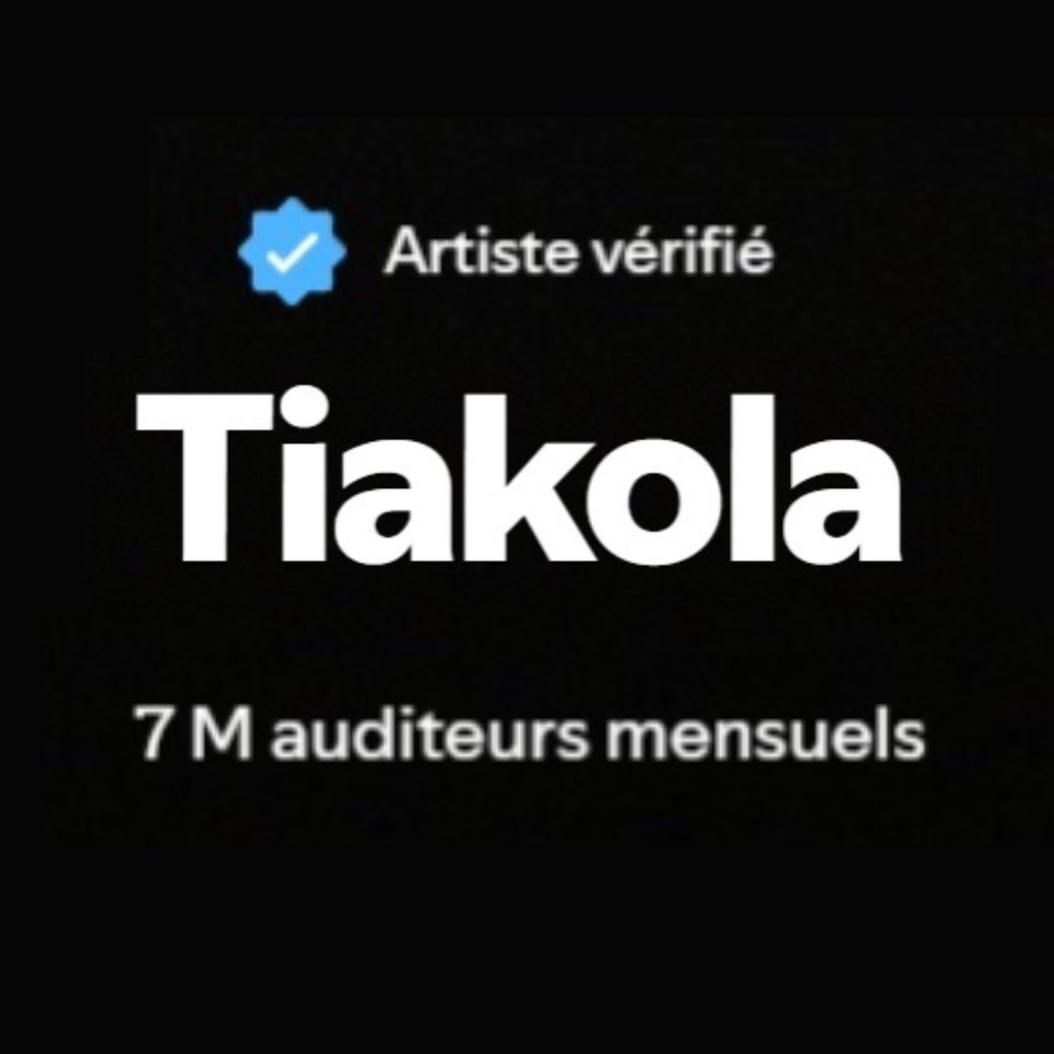 LmdTiakola's tweet image. 🚨 TIAKOLA vient d’atteindre les 7 MILLIONS d’auditeurs mensuels sur Spotify !

Il n’a pas encore sorti son 2ème Album mdrr