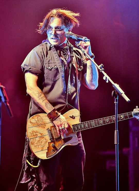 Johnny Depp  performed on the 2015 Imperial Ball, at the Anaheim Convention Center, in Anaheim, California on January 24, 2015.