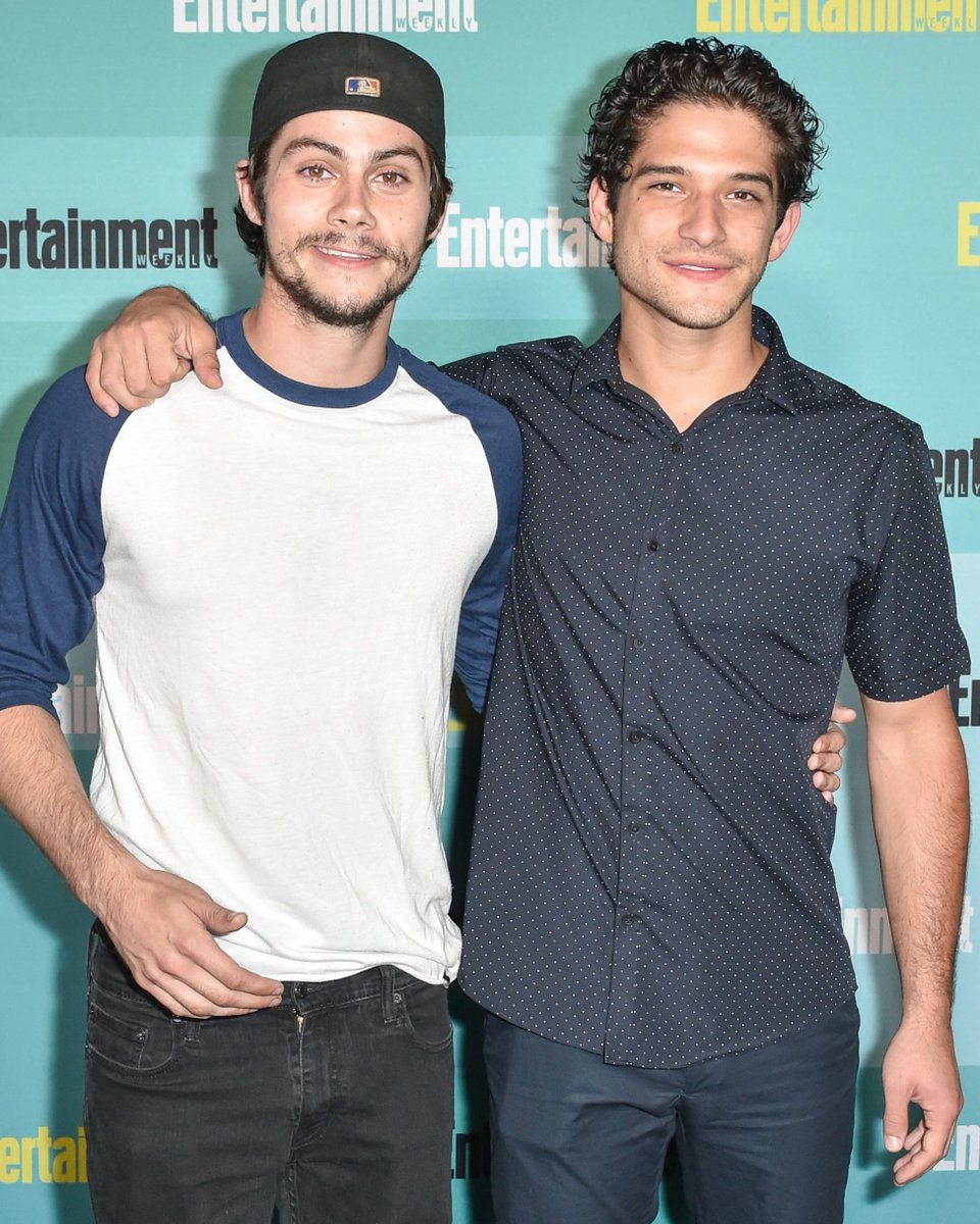 enews's tweet photo. Our hearts needed this "Teen Wolf" reunion.❤️🐺 Tyler Posey supported his former costar Dylan O'Brien at the "Send Help" premiere. https://t.co/BFlUCzd56H