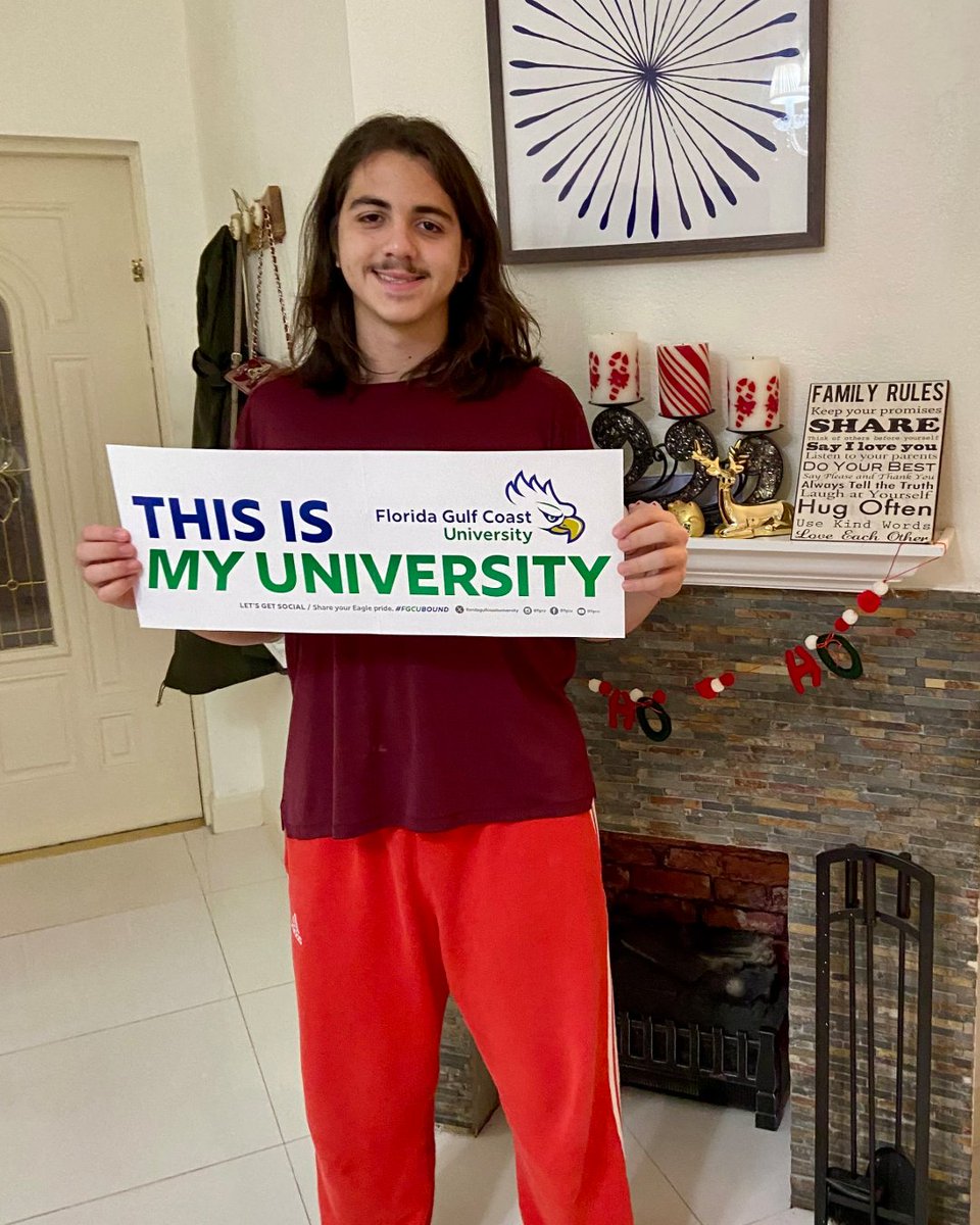 fgcu's tweet photo. Another round of #FGCUBound! These Eagles are off to the Nest this year. π¦
Were you accepted to #FGCU? Share your photos with us for a chance to be featured! ππ https://t.co/cjrtZJXdo4