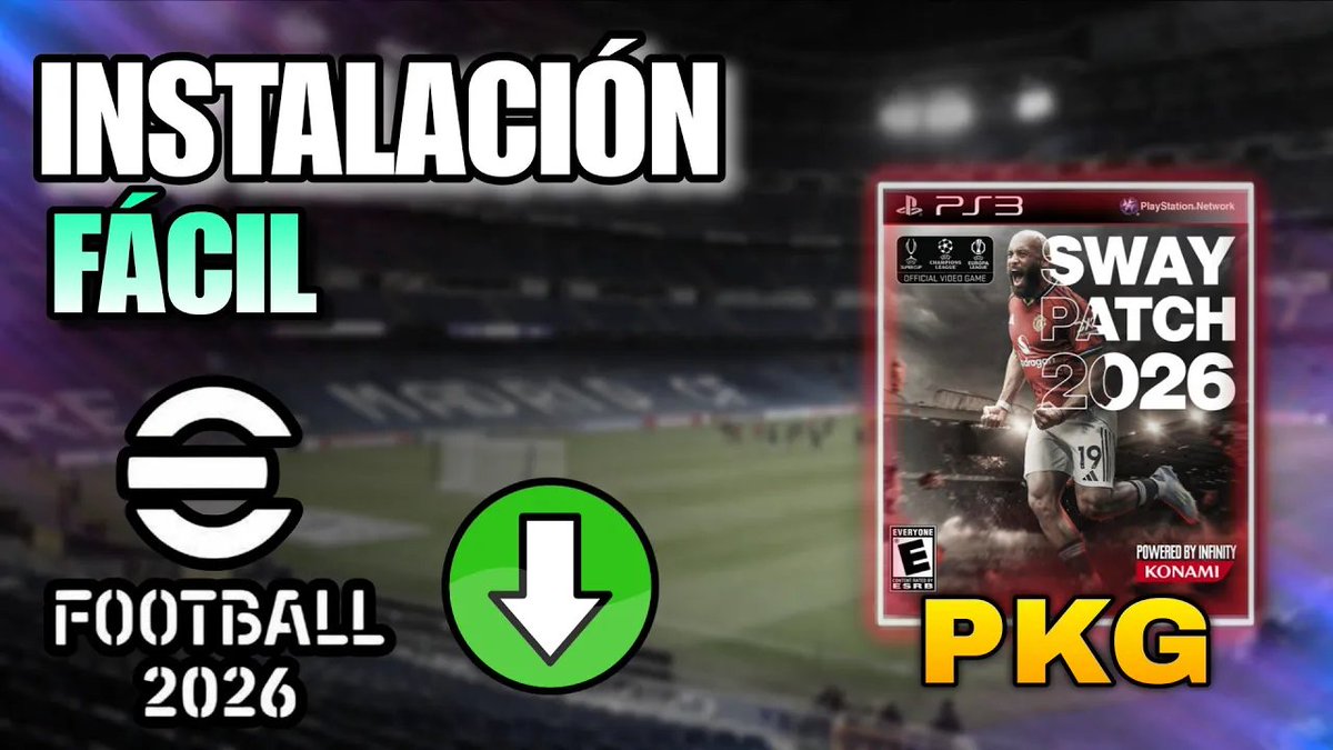 Nuevo SWAY PATCH Repack para PS3 eFootball 2026 | Guia de Instalación
youtu.be/P6-uRYxh0eA