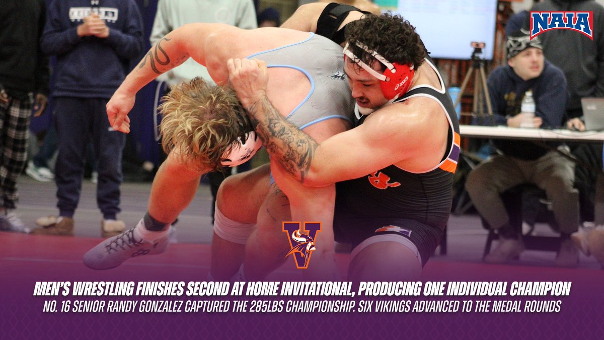 MVCAthletics's tweet photo. No. 13 Missouri Valley College Men's Wrestling Finishes Second at Home Invitational, Producing One Individual Champion. #valleywillroll https://t.co/vMXt78Kda5 https://t.co/etKAelgajQ