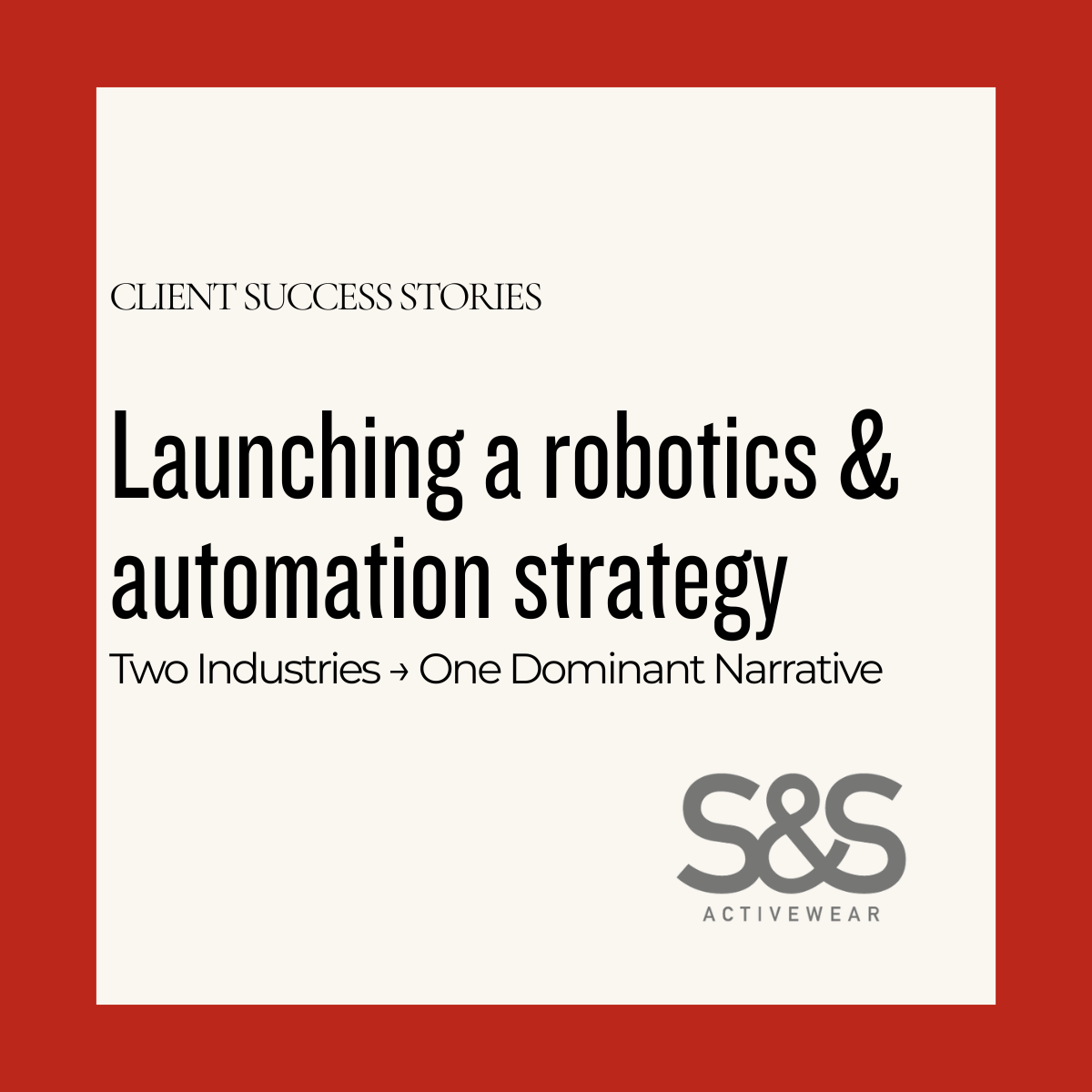 redfancomm's tweet photo. Connecting two disconnected industries requires more than good pitching—it requires strategic translation. S&S Activewear's warehouse automation story: hundreds of robots across 3 distribution centers (Infios + Geekplus partnerships).

The problem? The story lived at the intersection of 2 worlds:
• Apparel trades (rarely cover warehouse tech)
• Supply chain/tech outlets (unfamiliar with S&S)

Our approach:
Vertical-specific pitches for each audience. Cross-partner briefings across 3 companies. Phased regional rollouts (Lockport, Reno, Reading) for consistent news flow.

How we did it: https://t.co/hH94p22LUf