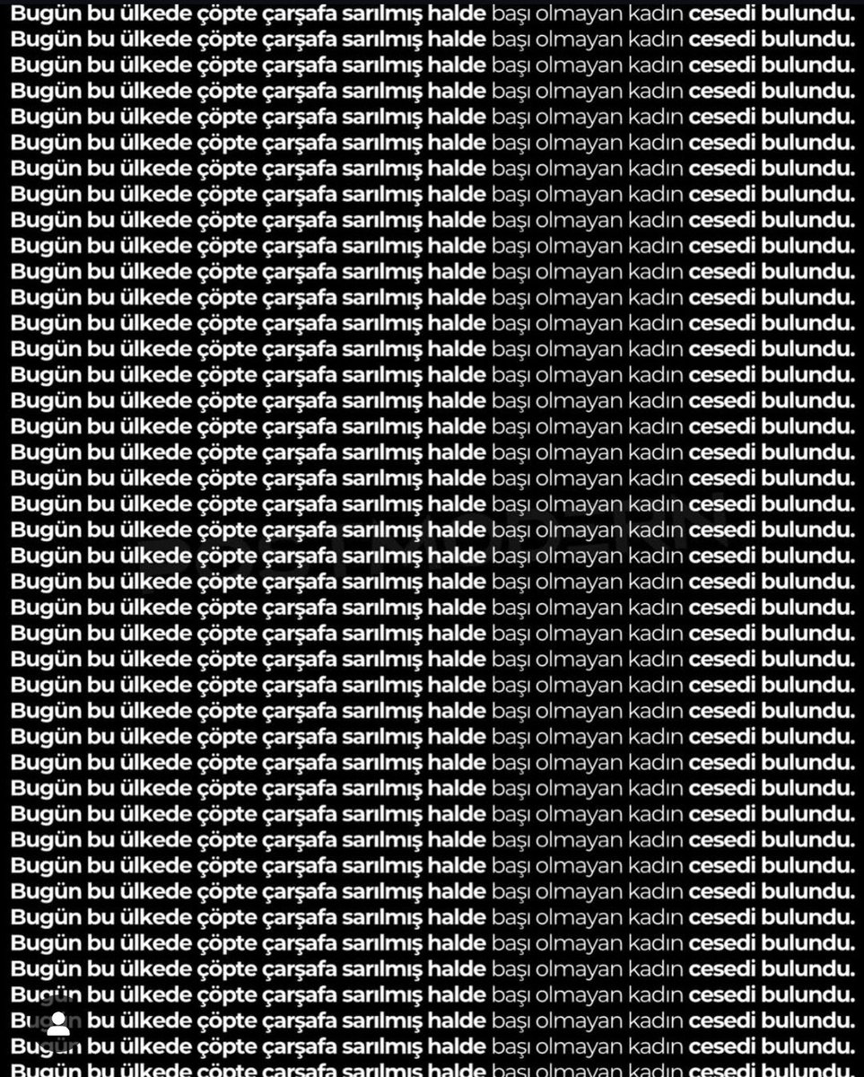 Şişli'de çöpte başı olmayan kadın cesedi bulundu. Cesedin, Özbekistanlı 36 yaşındaki Durdona Khokimova isimli kadına ait olduğu tespit edildi. YETER. YETER. YETER. YETER. YETER.