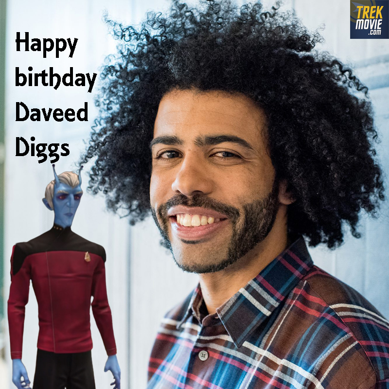 Happy birthday to Daveed Diggs, the Tony Award winner from the original production of Hamilton who voiced Commander Tysess on Star Trek: Prodigy.