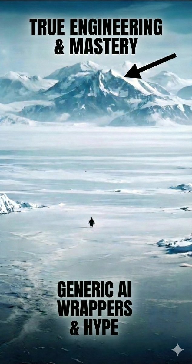 "But why?"

Why head for the mountains when the ocean is full of easy solutions?

Because the ocean is crowded.

99% of people settle for generic wrappers and quick AI fixes. But true leverage is found where others refuse to go: deep customization, complex logic, and hard