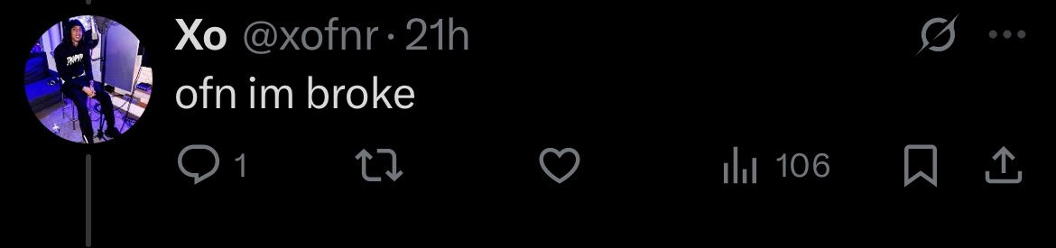 PapaPlayzFN's tweet photo. @xofnr it’s alr get a job u broke nigga
u posted something and when guys reply saying no u get defensive you poor little sad bitch 🤣🤣 https://t.co/vG1mYirVNh