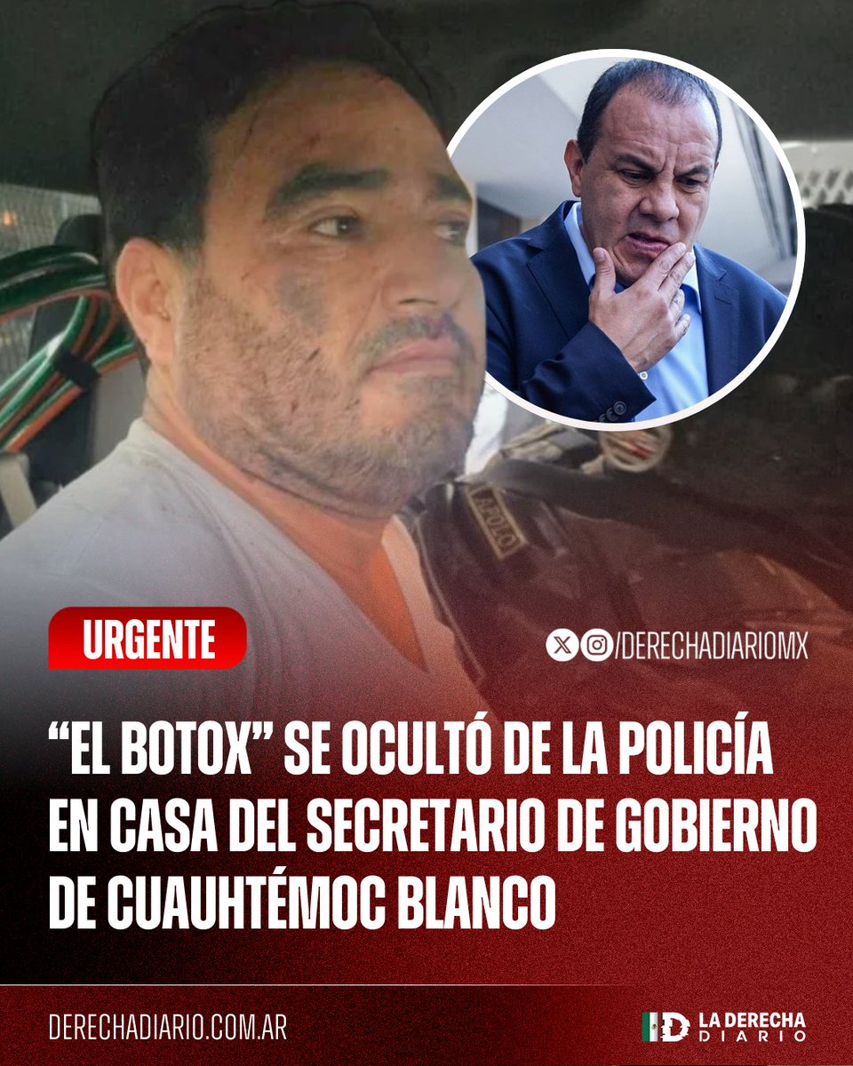 🚨🇲🇽 | #URGENTE NARCOGOBIERNO: Según informes confidenciales de la SEDENA, "El Bótox", principal extorsionador de limoneros en Michoacán, se ocultó de la policía en la casa de Samuel Sotelo Salgado, ex secretario de Gobierno del inútil diputado morenista Cuauhtémoc Blanco en