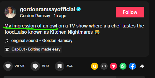 FS8_web3's tweet photo. Gordan Ramsey just posted btw. https://t.co/Wjxx56vSo7