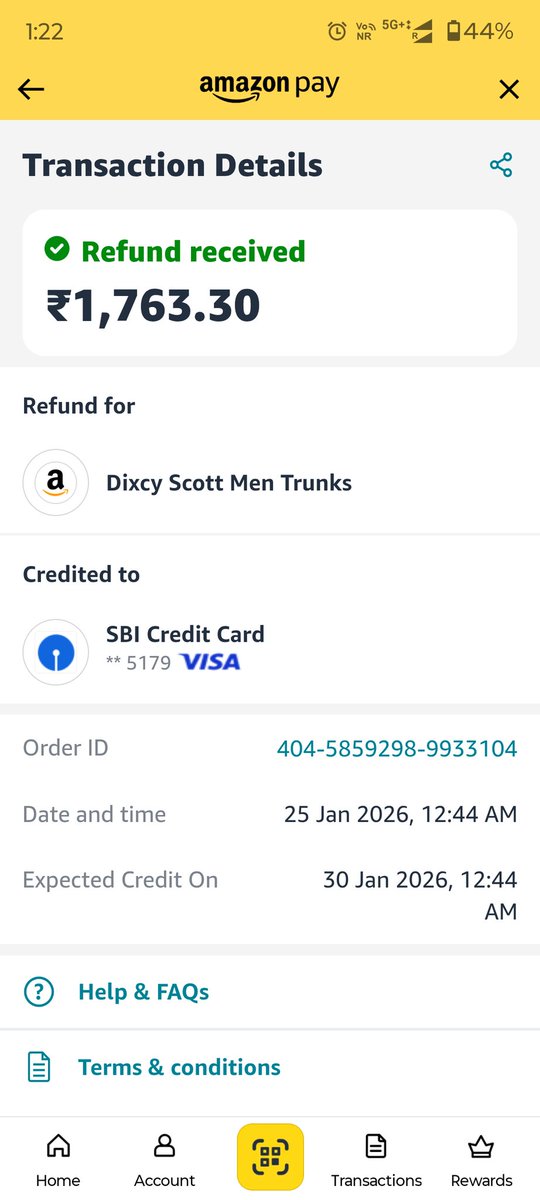 GopalAg84742014's tweet image. Issue already reported earlier.
Amazon delivery fail + refund mismatch
“Delivery failed Amazon side, refund also incorrect.”
#AmazonRefund #AmazonIndia #RefundIssue
#LogisticsFailure #ConsumerRights
#AmazonPay #SecondTime