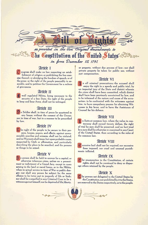 alexhessler's tweet photo. @GodsRiches @bennyjohnson Feel free. Article 1, 2, 4 and 5 are all being infringed. https://t.co/q4chnHoseT
