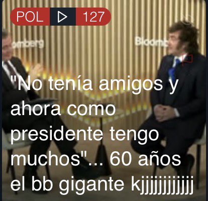 Es el intento de ser humano más patético que hemos tenido la desgracia de tener dentro de la política argentina