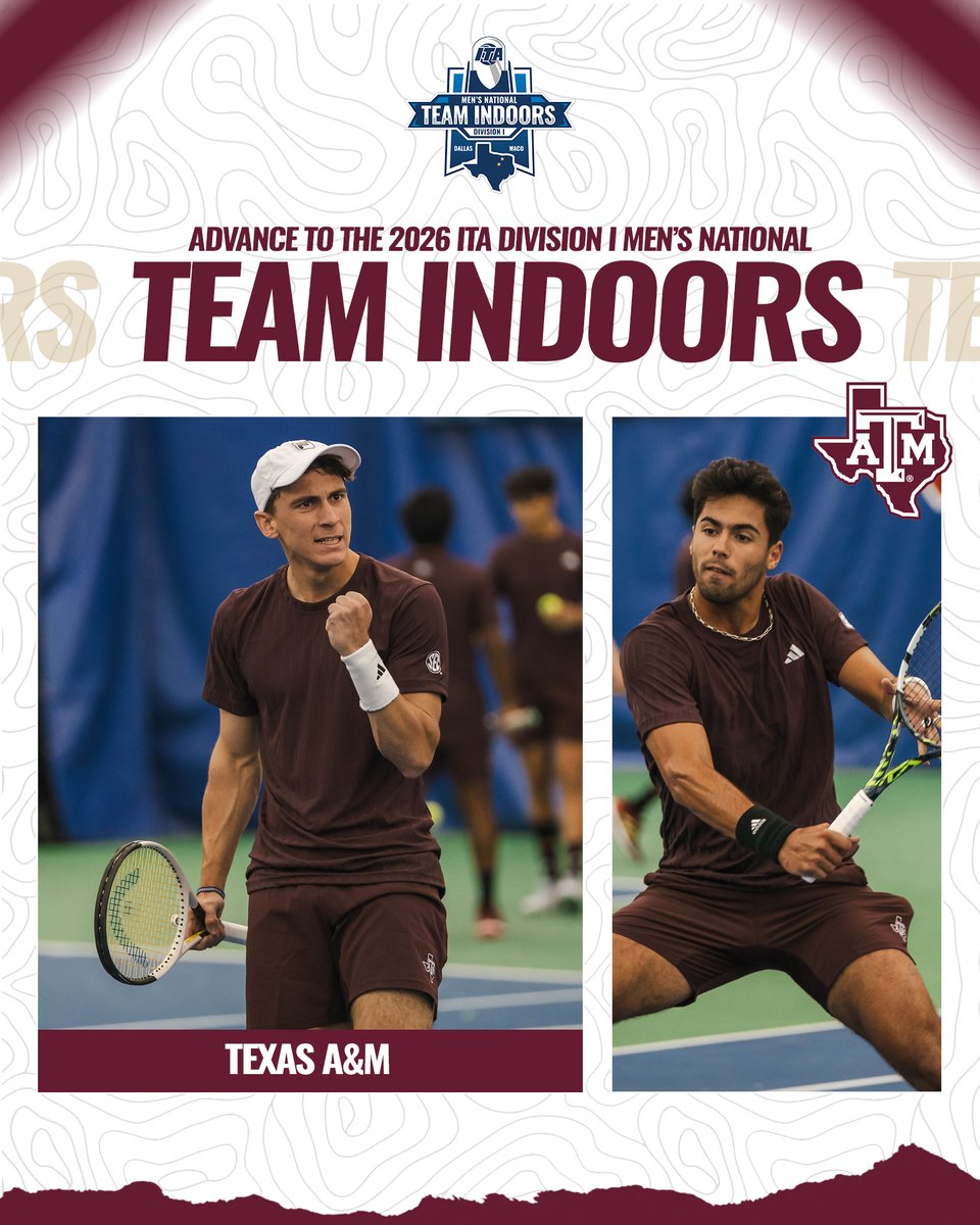 ITA_Tennis's tweet photo. ➡️ MOVING ON ➡️

No. 11 @AggieMTEN defeats No. 18 Duke and advances to the ITA National Team Indoor Championships 🙌

#WeAreCollegeTennis | #ITAKickoff https://t.co/KFQVRM3a7R