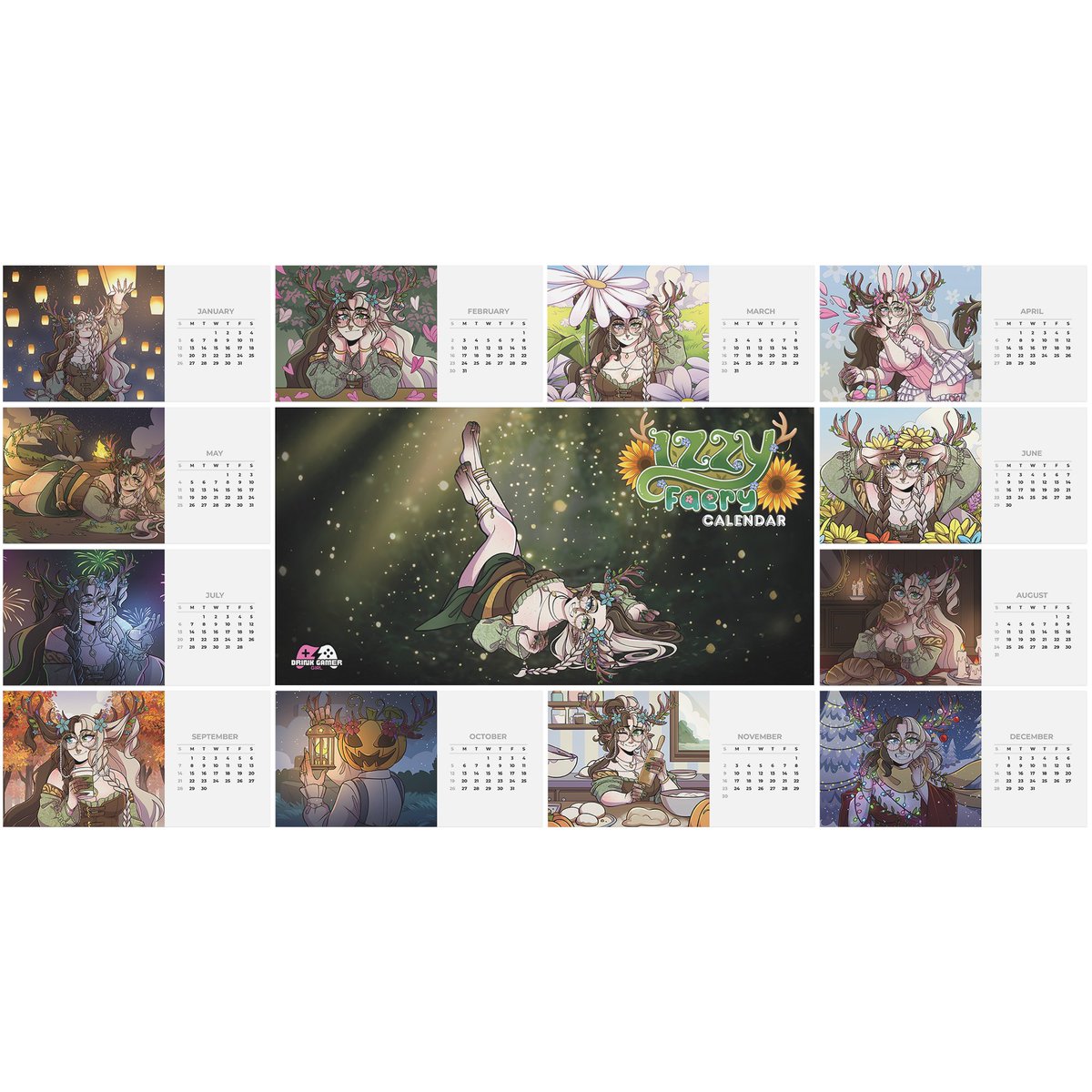 Mini desk calendar now avalible via <a href="/DrinkGamerGirl/">Drink Gamer Girl</a> and it looks AMAZING!
Your calendar is made to your purchase date. It starts the month after your order.
Use Code : IZZYFAERY for 10% off.
FREE shipping in USA and International is $9!!!
drinkgamergirl.com/products/izzy-…
🪻🌼🪻