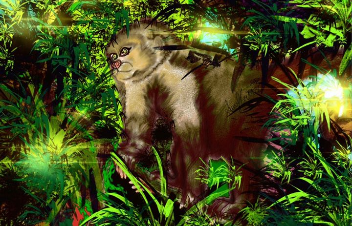 CapCityChef's tweet photo. Art of the Day! "Monkey Vision". Buy at: https://t.co/J7Lg8nYzPg https://t.co/eS1tNSG4IV