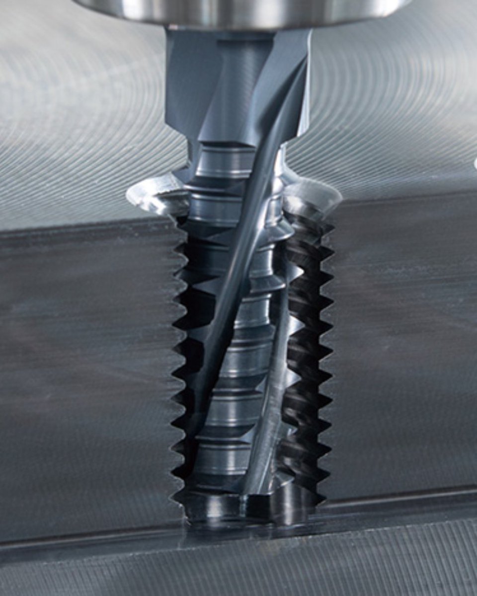 TungaloyUK's tweet photo. 🧵 SolidThread just got smoother.

New step-release design reduces cutting resistance for more stable, accurate thread milling.

👉 https://t.co/JglM67w9sz
.
.
.
#CNC #Machining #ThreadMilling #UKmfg https://t.co/nfUrATb2Ww