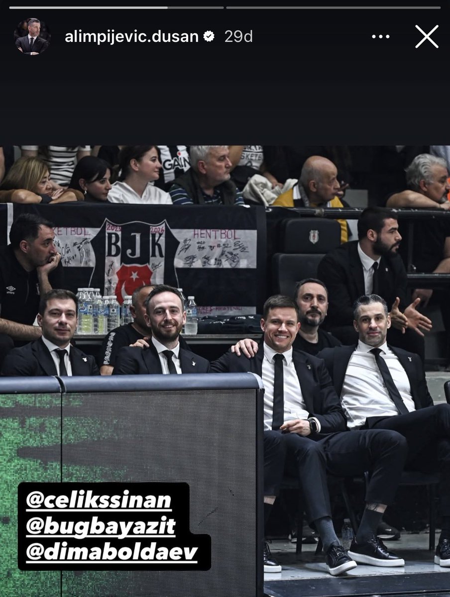 Dusan Alimpijević’in Instagram paylaşımı 🦅

#Beşiktaş | #PotanınKartalları