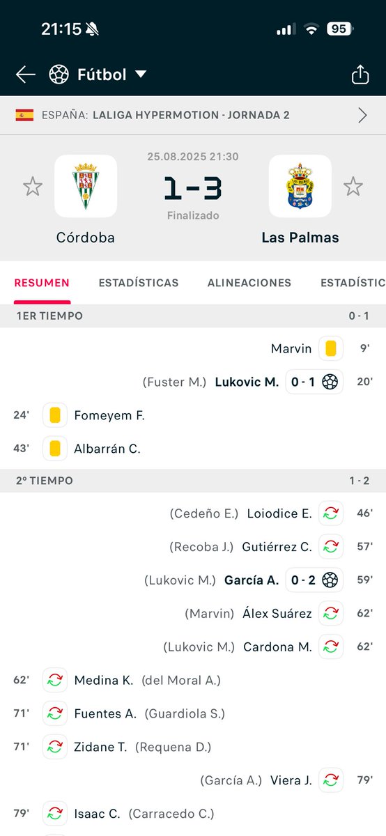 Para que veáis la importancia del gol que le anulan a Percan 🥲