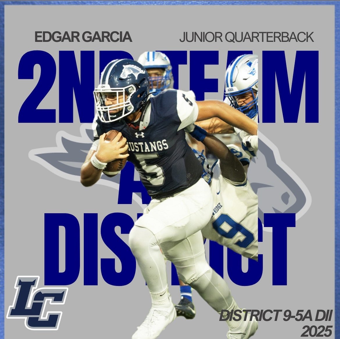 Garc11a's tweet image. Gods Plan! 
2nd Team All District QB 

@RecruitLamarFB @LCHS_Mustangs @Coach_Lane @MaxPreps @fbherald @dctf @lcisdathletics @Coach_Dever @Coach75Anderson 

#DUALATHLETE