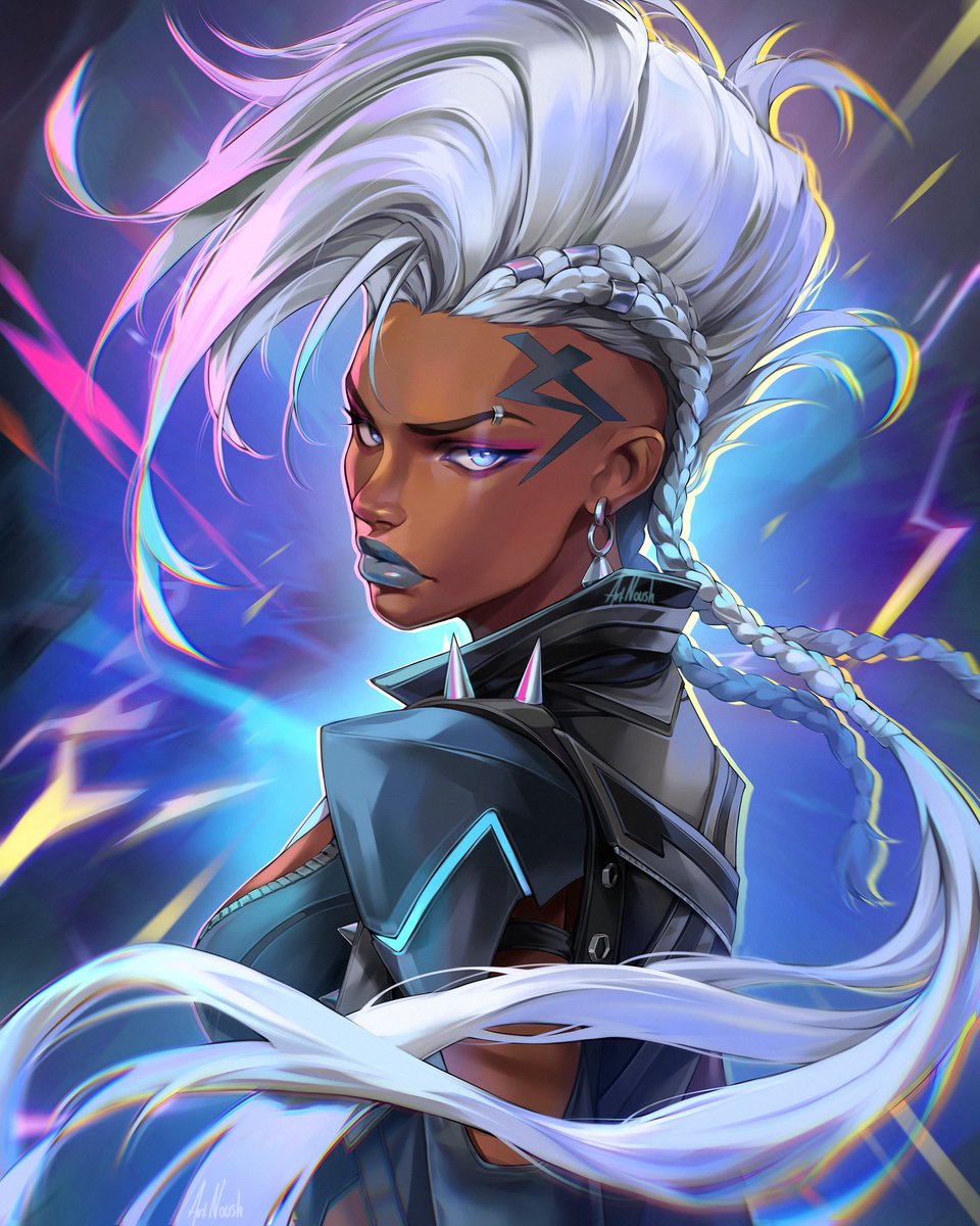 ArtNoush's tweet image. My favourite Marvel Rivals girls I drew last year 💕 Magik, Storm, Psylocke and Angela ✨

#MarvelRivals