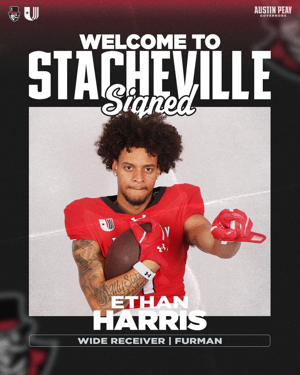 𝗦𝗠𝗔𝗦𝗛! 𝗕𝗔𝗡𝗚! 𝟮𝟬𝟮𝟲! 🎩🏈

✍️ <a href="/EthanHarris22/">Ethan Harris</a> 
📍 Raleigh, North Carolina
🔴 Wide Receiver
⚫️ Furman

#SmashBang26 | #LetsGoPeay