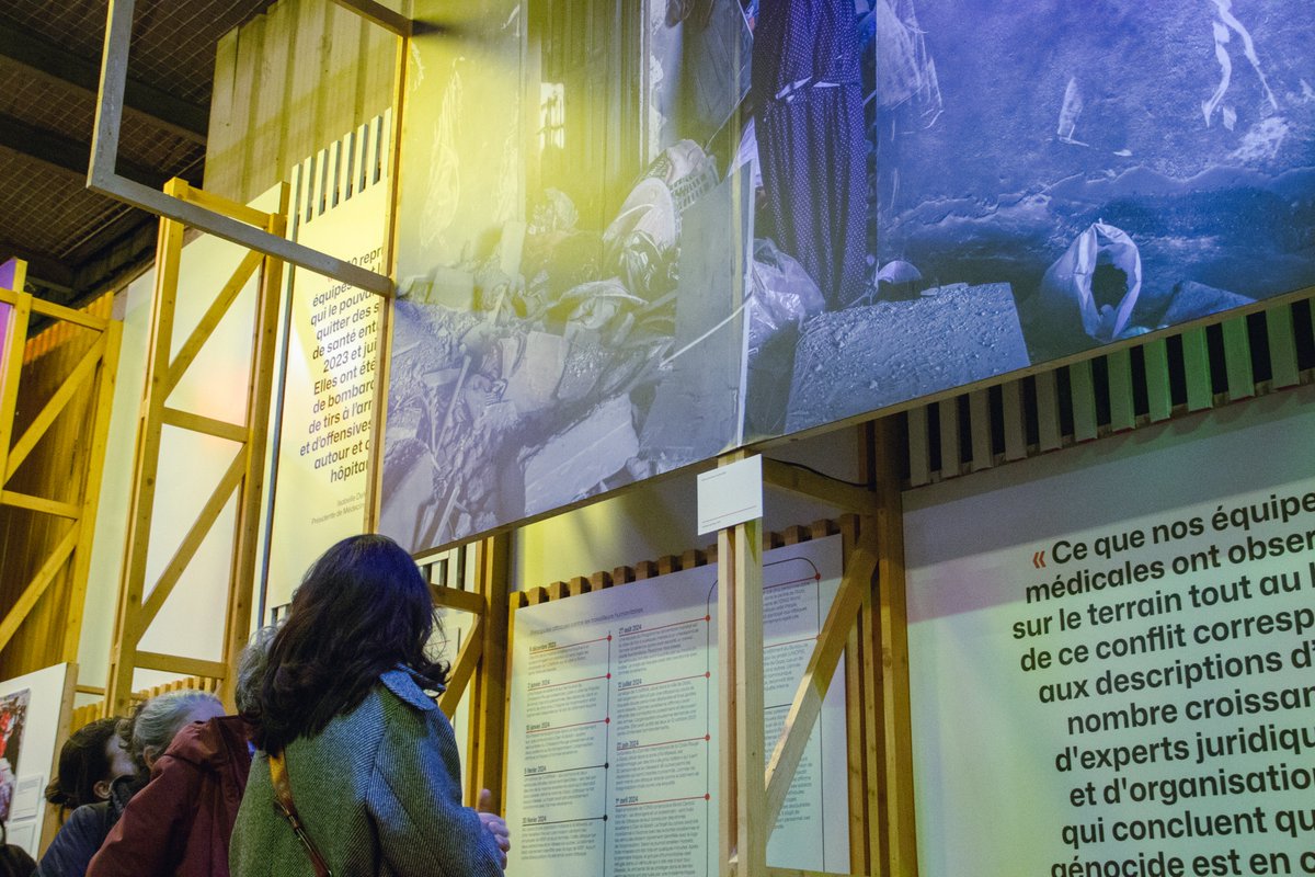 chikirouparis's tweet image. En fin de journée, avec plusieurs têtes de liste insoumises aux municipales, nous avons visité l’exposition bouleversante de @MSF_france sur Gaza, « We did what we could ».

C’est une exposition précieuse : elle donne à voir l’horreur du génocide, alors qu’Israël interdit l’accès…