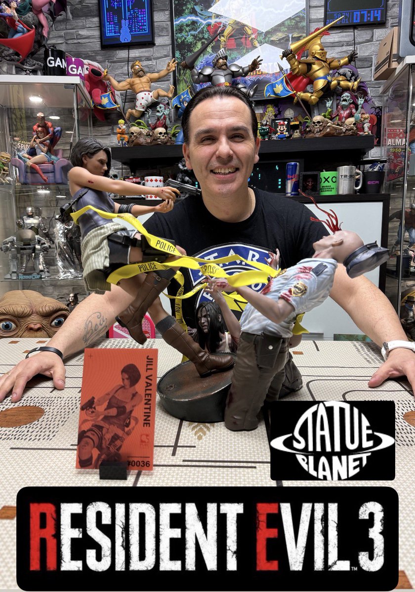 Cris_Arcades's tweet image. 🇪🇸La sobreviviente definitiva ha llegado a la colección! Hoy sacamos de la caja de @STATUEPLANET una de las piezas más brutales que verás en mucho tiempo: la estatua de #JillValentine de #PureArts. El nivel de detalle es TOP