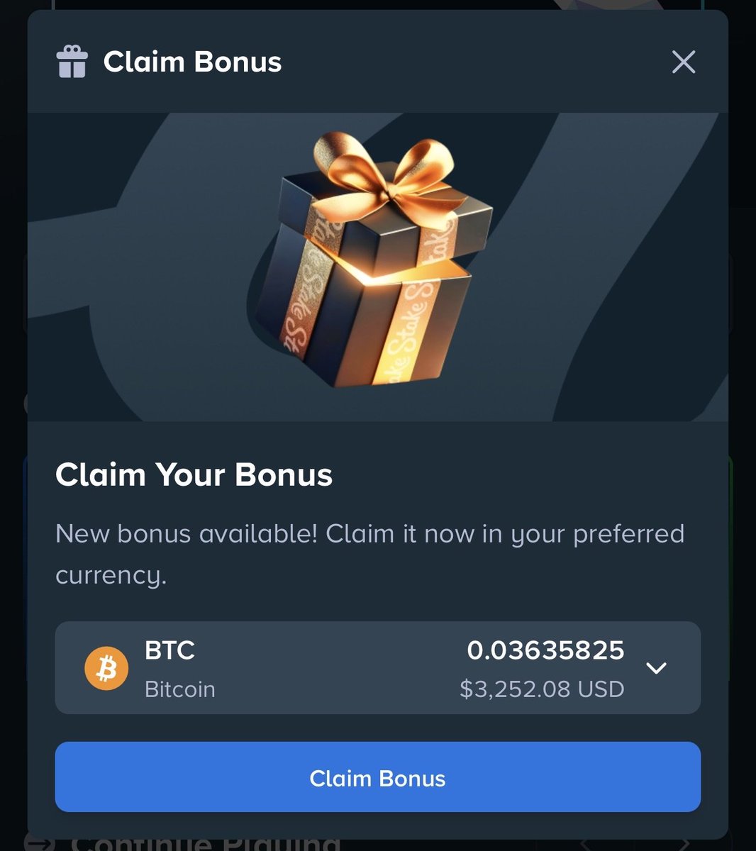 StahnGG's tweet image. Here is my @Stake weekly bonus from today!

Like/rt/follow/reply username/tag friend and I'll be tipping ppl out 🫡

If you're on code STAHNGG - you get more. It's that simple 👇