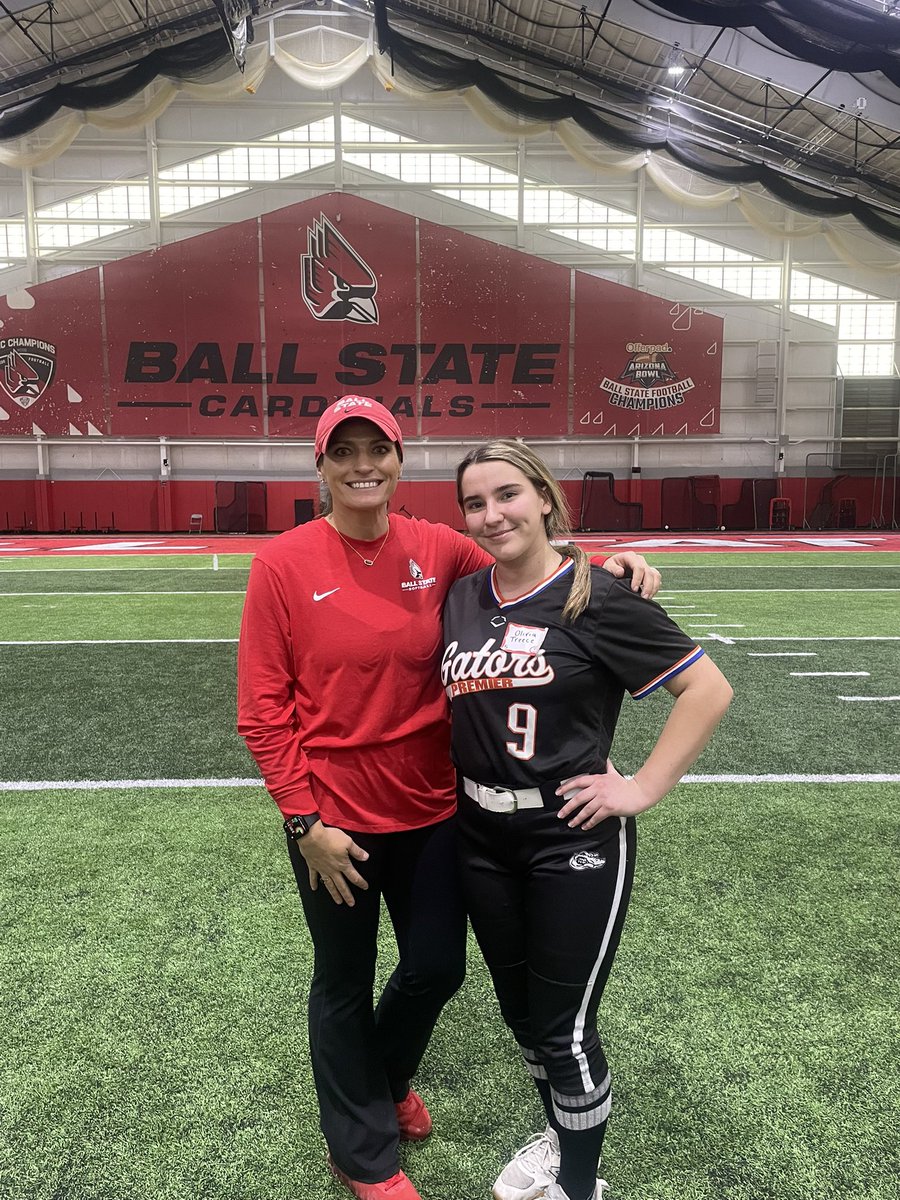 Olivia_Treece09's tweet photo. Had such a great time at the @BallStateSB camp!! Thank you so much for having me!! I loved learning new drills and getting to know you and the players!! @GatorsPremier09 @nlsportsperf @MarkLlo84231890 @Indianagators20 https://t.co/5CjKYRF0DI