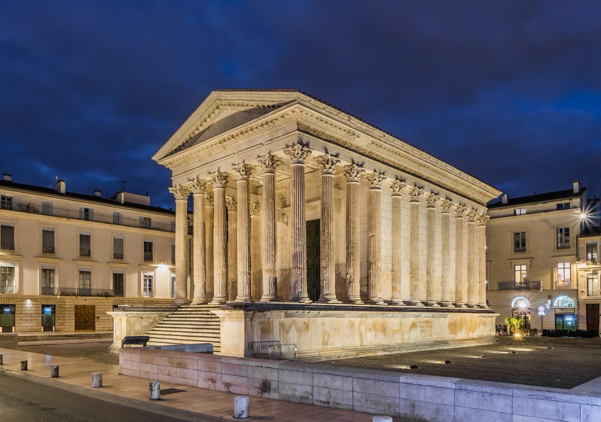 Maison carrée, Nîmes, southern France

One of the best preserved Greco-roman temples to survive in the territory of the Roman Empire