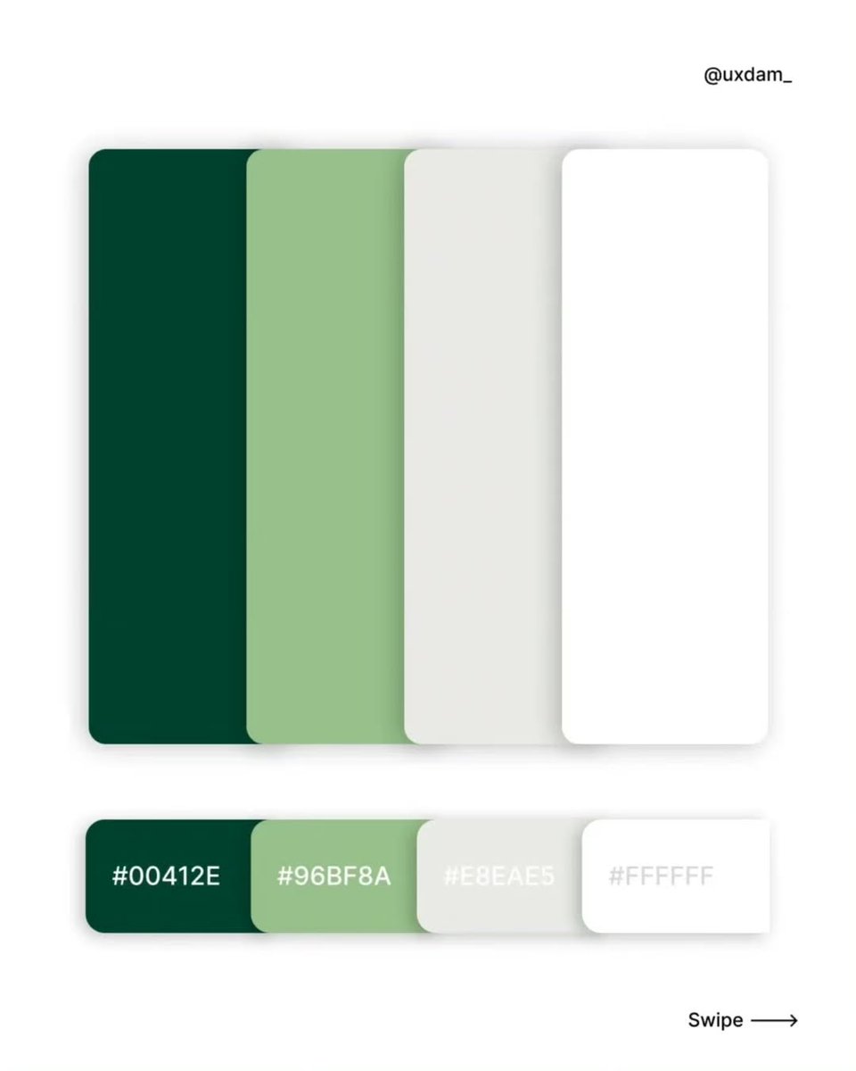 UiSavior's tweet image. Color palettes 🎨🧵