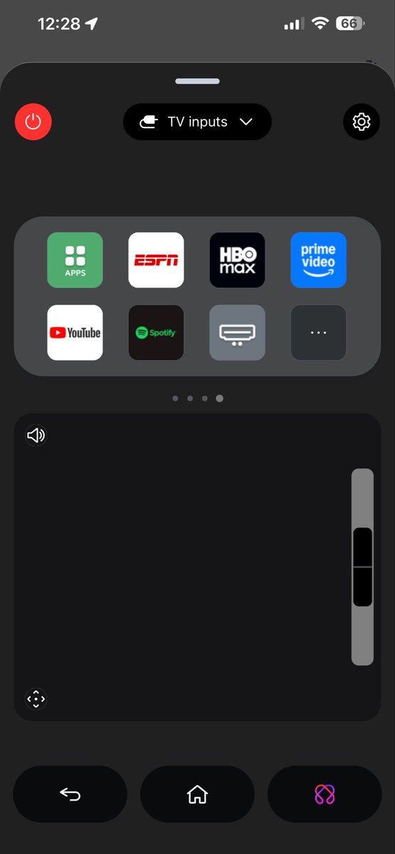 ev_schwartz's tweet photo. @LGUS how the hell did you guys release this new version of the LG remote without volume control? Or other basic functions? You guys are so clueless it hurts. https://t.co/yheUSGQHgz