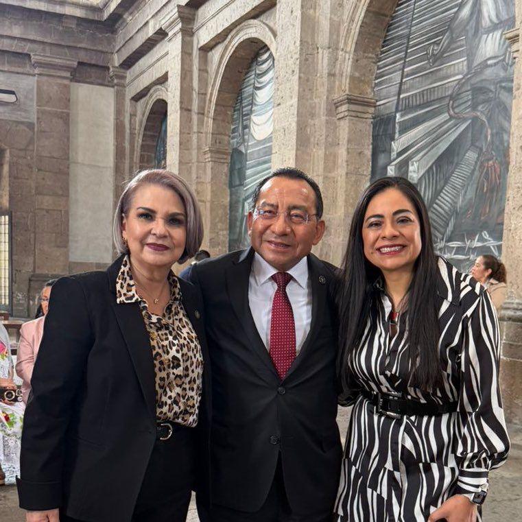 ConatribMx's tweet photo. El presidente de la #CONATRIB , @MagRafaelGuerra , participó en la instalación del Consejo Nacional de Mecanismos Alternativos de Solución de Controversias (MASC), en la que resultó electa como presidenta de este organismo la maestra Nancy Gutiérrez Jiménez. https://t.co/KYILFgAhUO