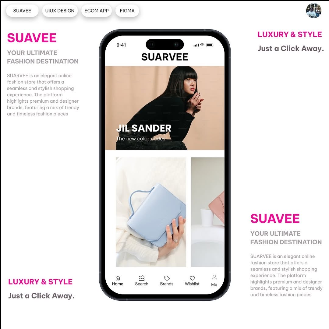 AlwellDaniel13's tweet photo. Meet SUAVEE, a seamless and modern e-commerce experience designed with both aesthetics and usability in mind.
As a Ul/UX designer, I focus on creating intuitive and visually appealing interfaces that enhance user experience. Need a designer?
Let's create something amazing togethe https://t.co/wXNW84IFGP