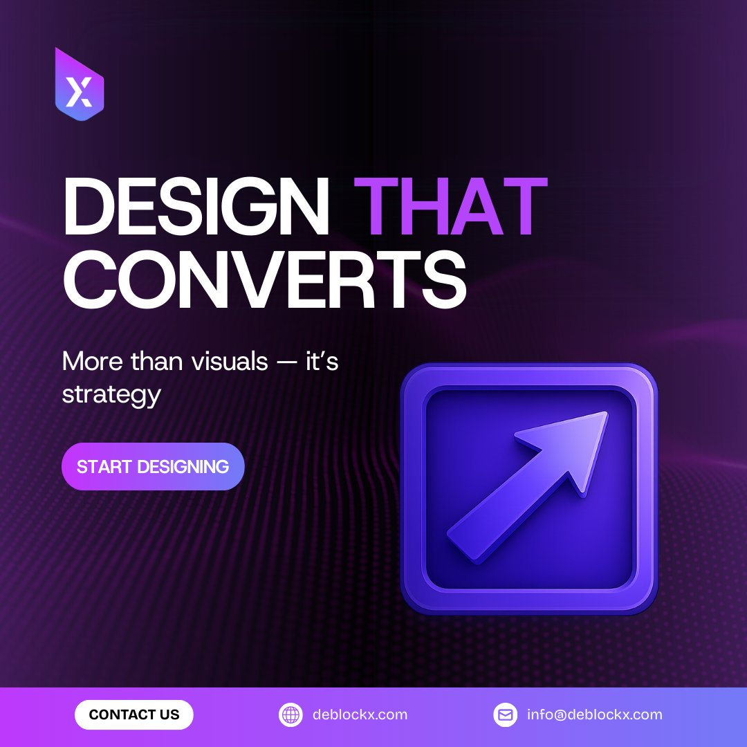 DeBlockXApp's tweet photo. Design that converts isn’t about visuals alone, it’s strategy in action.

We design experiences that turn users into customers.

🎯 Start designing
🌐 https://t.co/NekTzHzibq

#UIUXDesign #ProductDesign #DigitalStrategy #WebDesign #AppDesign #BusinessGrowth #Deblockx https://t.co/ltI63VK6yy