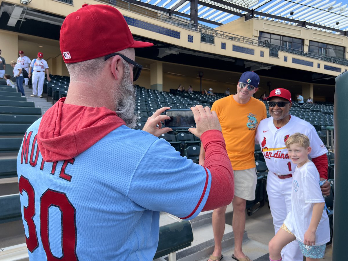 CardinalsAlumni's tweet photo. Smiles and action everywhere during the first day of games at Cardinals Fantasy Camp in Orlando! https://t.co/io3Jdixqyn