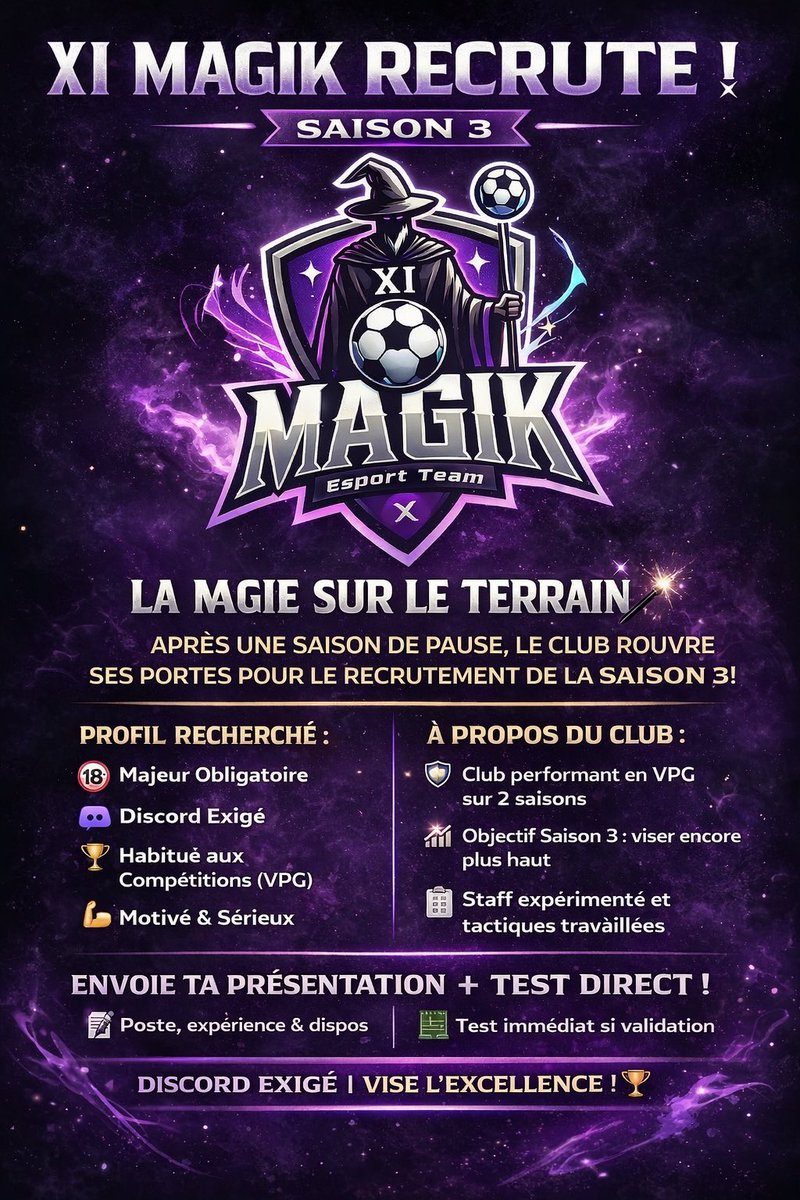 XI MAGIK tweet media