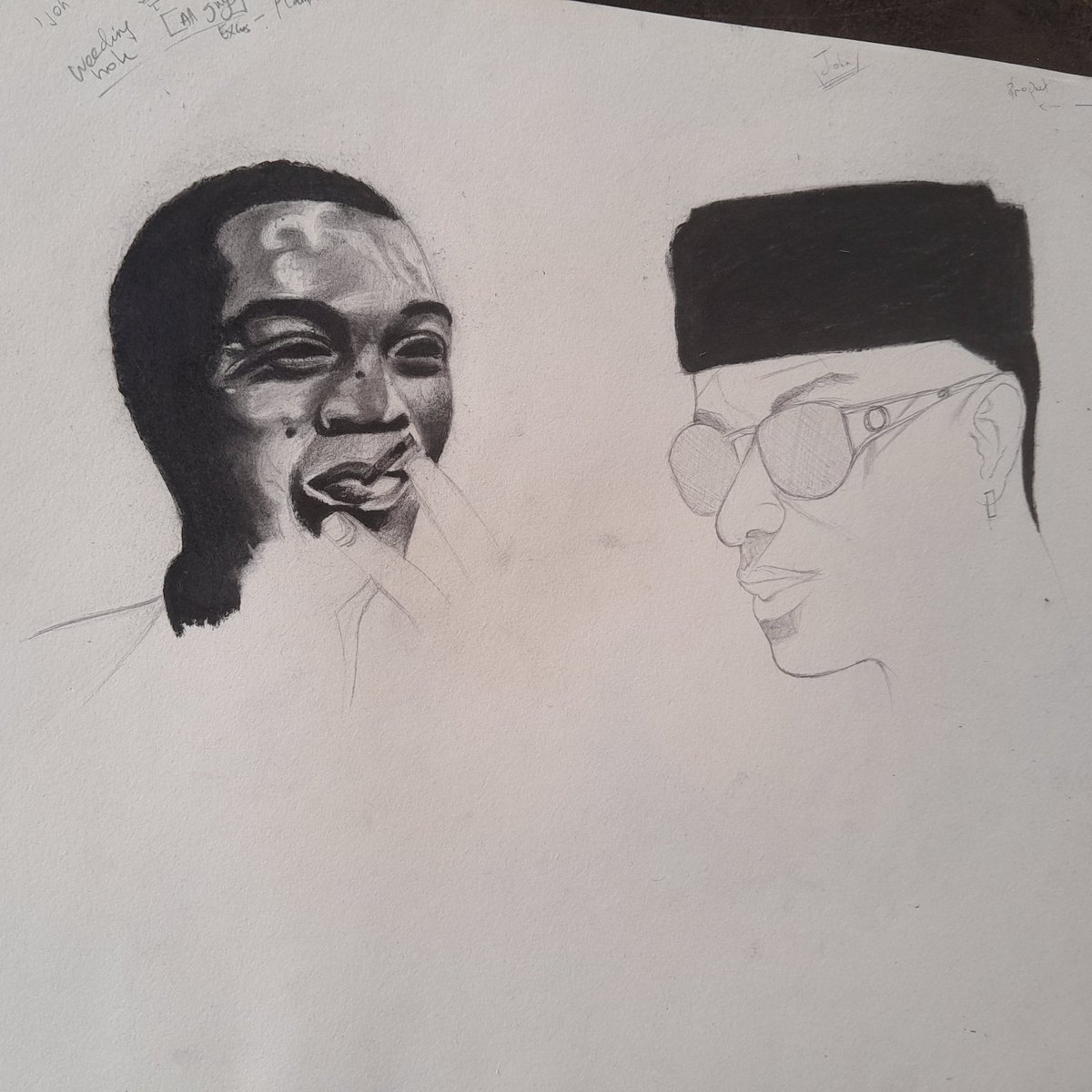 Testing my freehand sketches..

<a href="/felakuti/">Fela Kuti</a> #fela #wizkid #bigbird #art